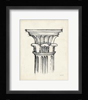 Museum Sketches VIII Off White Fine Art Print