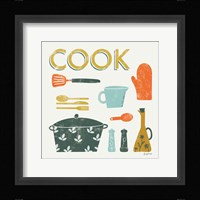 Retro Kitchen III Framed Print