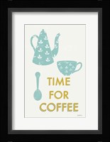 Retro Kitchen Coffee III Framed Print