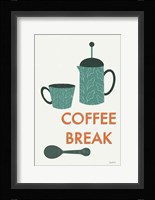 Retro Kitchen Coffee II Framed Print