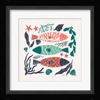 Coastal Reef I Framed Print