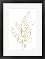 Rooted Florals V Gold Framed Print