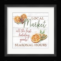 Seasonal Market VII Framed Print