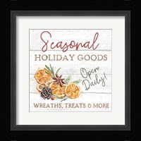 Seasonal Market VI Framed Print