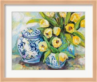 Tulips Chinoiserie Fine Art Print