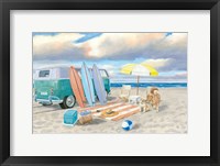 Beach Ride II Framed Print