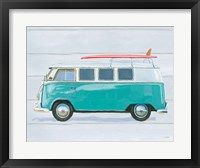 Beach Ride X Framed Print