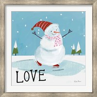 Snowman Snowday IV Fine Art Print
