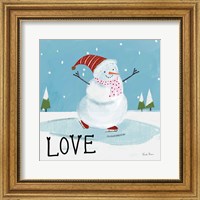 Snowman Snowday IV Fine Art Print