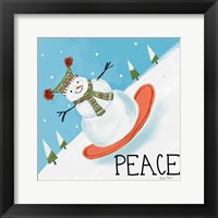 Snowman Snowday III Fine Art Print