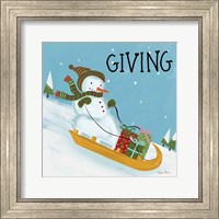 Snowman Snowday II Fine Art Print