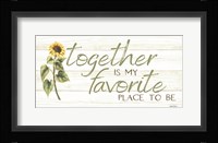 Together is My Favorite Place to Be Fine Art Print