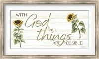 With God All Things Are Possible Fine Art Print