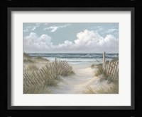 Pathway Through the Dunes Framed Print