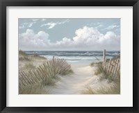Pathway Through the Dunes Framed Print