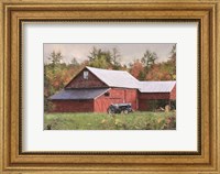 Red Adirondack Barn Fine Art Print