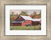 Red Adirondack Barn Fine Art Print