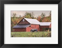 Red Adirondack Barn Fine Art Print