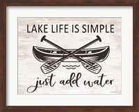 Lake Life is Simple Fine Art Print
