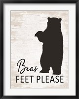 Bear Feet Please Fine Art Print