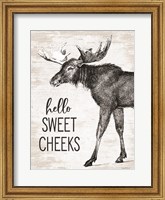 Hello Sweet Cheeks Moose Fine Art Print