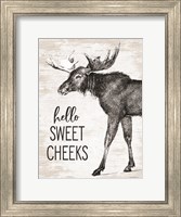 Hello Sweet Cheeks Moose Fine Art Print