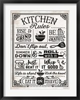 Kitchen Rules Fine Art Print