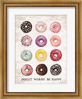Donut Worry - Be Happy Fine Art Print