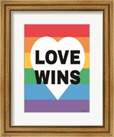 Rainbow Love Wins Fine Art Print