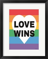 Rainbow Love Wins Fine Art Print