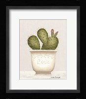 Prickly Pear Cactus Framed Print
