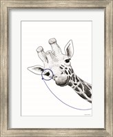 Giraffe With a Monocle Fine Art Print