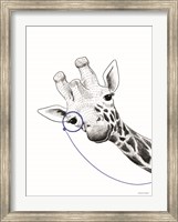Giraffe With a Monocle Fine Art Print