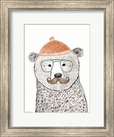 Hipster Bear Fine Art Print