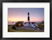 Big Sable Point Lighthouse At Sunset Fine Art Print