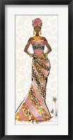 African Flair X No Vase Fine Art Print
