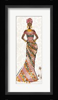 African Flair X No Vase Fine Art Print