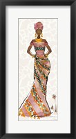 African Flair X No Vase Fine Art Print