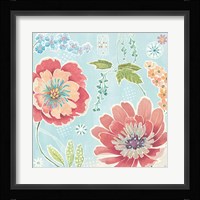 Happy Meadow III Framed Print