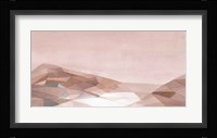 Warm Geometric Mountain Fine Art Print