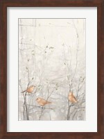 Birds in Trees I Brown Fine Art Print