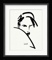 Brush Portrait V Fine Art Print