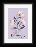 Modern Floral I Lilac Fine Art Print