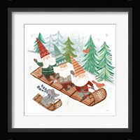 Woodland Gnomes III Framed Print