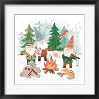 Woodland Gnomes II Framed Print