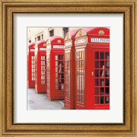London Phoneboxes Fine Art Print