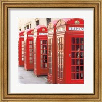 London Phoneboxes Fine Art Print