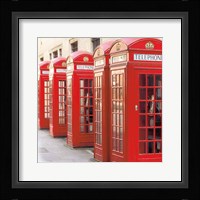 London Phoneboxes Fine Art Print