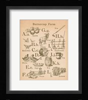 Vintage Alphabet I Fine Art Print