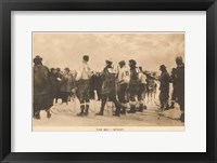 The Ski Start Framed Print